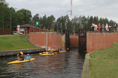 Турыстаў з Польшчы вабяць водныя маршруты на Аўгустоўскім канале